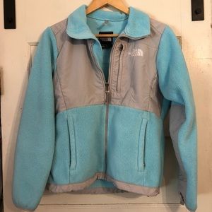 Light blue north face